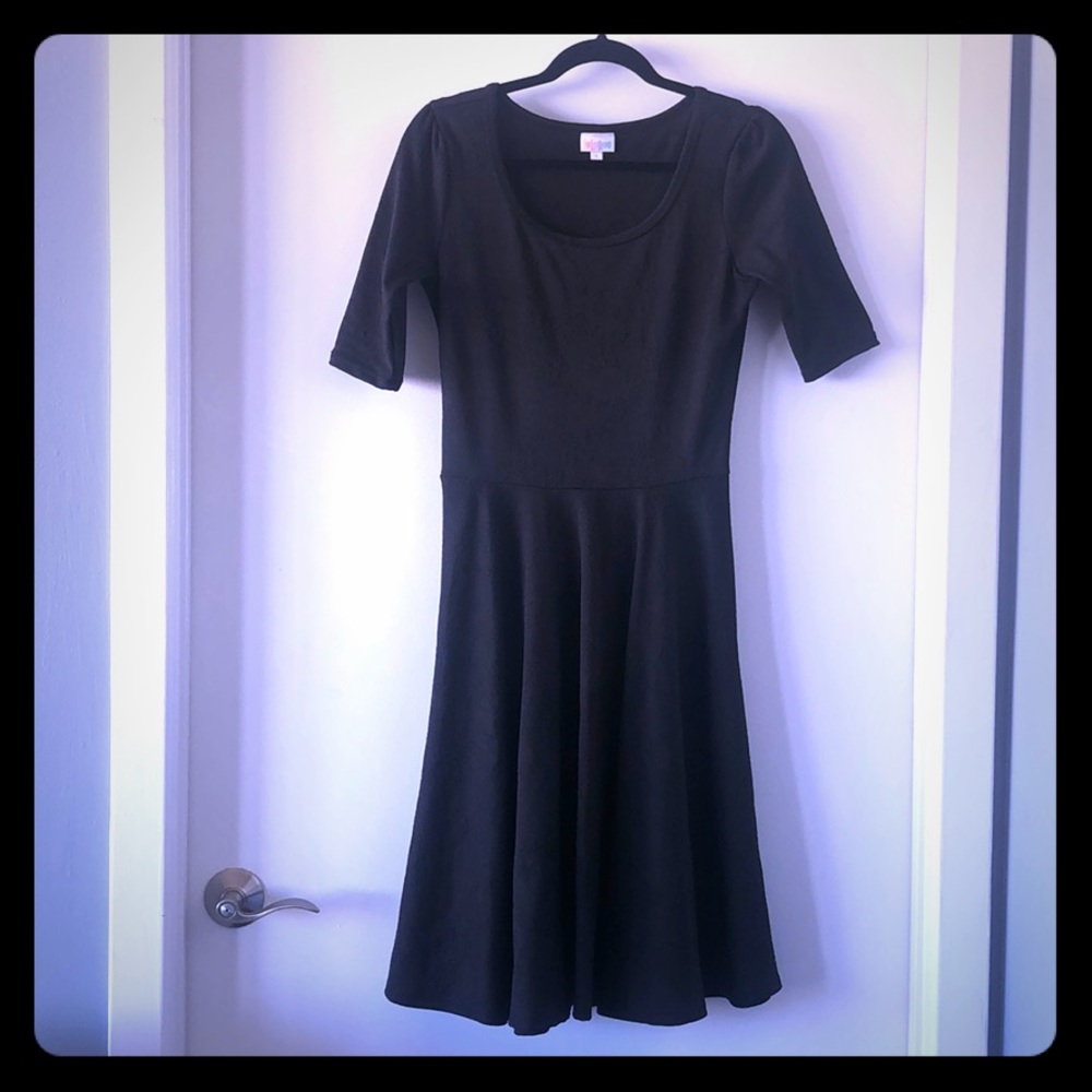 LuLaRoe S Solid Black Nicole